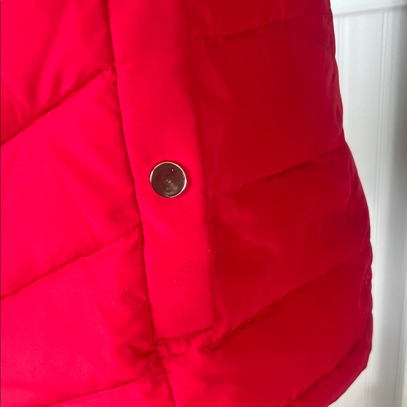 Charter Club Vibrant Red Quilted Vest - Picture 2 of 5